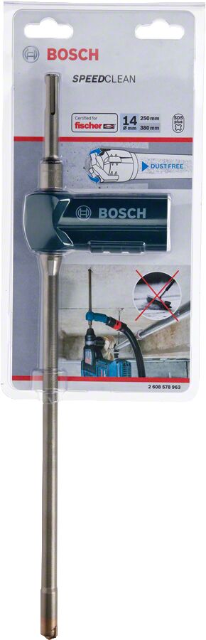 Bosch - SDS-Plus-9 Speed Clean Serisi Toz Atma Kanallı Kırıcı Delici Matkap Ucu 14*380 mm