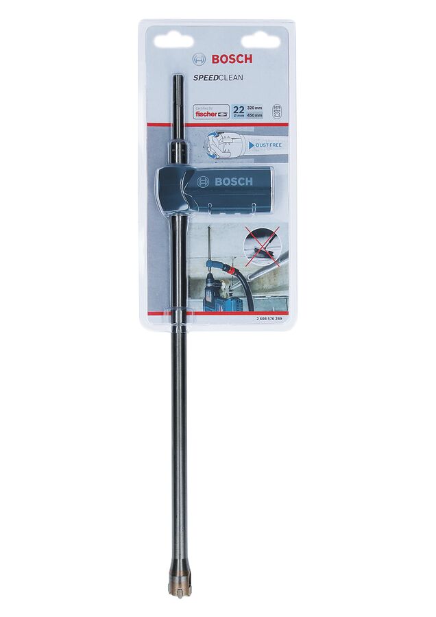 Bosch - SDS-Plus-9 Speed Clean Serisi Toz Atma Kanallı Kırıcı Delici Matkap Ucu 22*450 mm