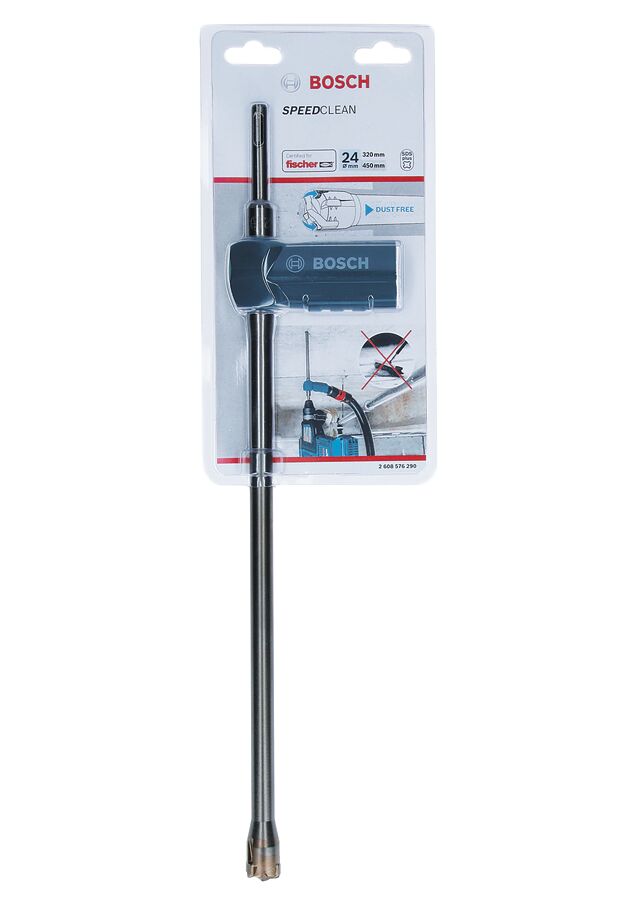 Bosch - SDS-Plus-9 Speed Clean Serisi Toz Atma Kanallı Kırıcı Delici Matkap Ucu 24*450 mm