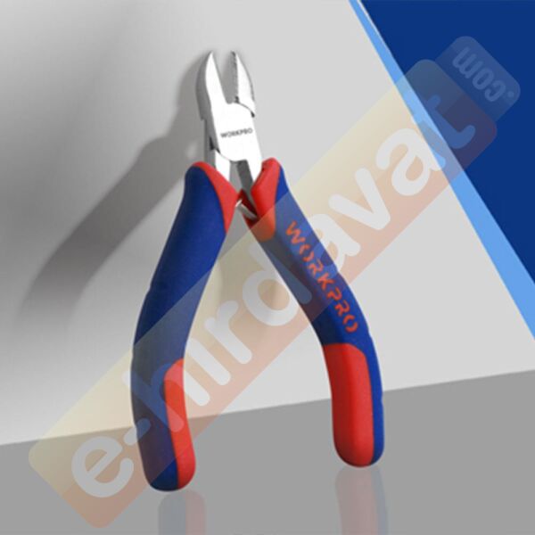 WORKPRO WP231096 110MM CR-V Elektronikçi Profesyonel Mini Yan keski
