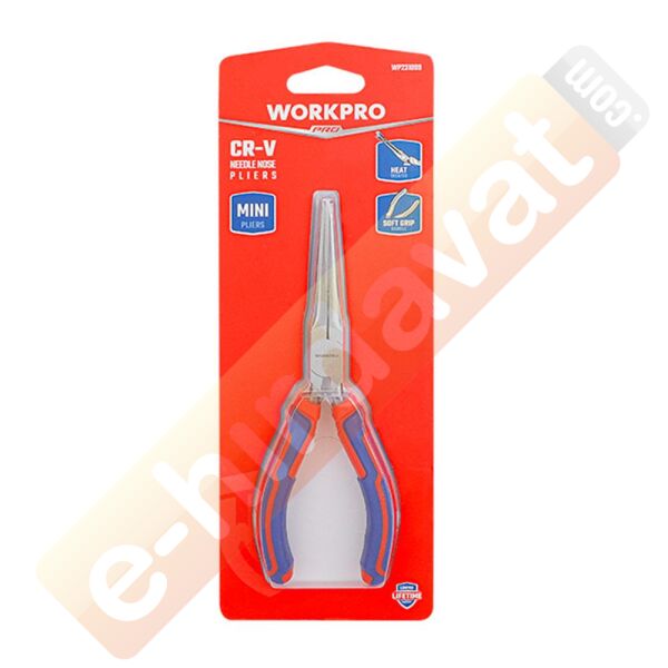 WORKPRO WP231099 150MM CR-V Elektronikçi Profesyonel Mini Uzun Burun Pense
