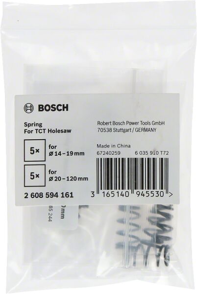 Bosch Aksesuarlar Bosch - Endurance Serisi Ağır Metaller için TCT Delik Açma Testeresi (Panç) Dışarı Atma Yayı