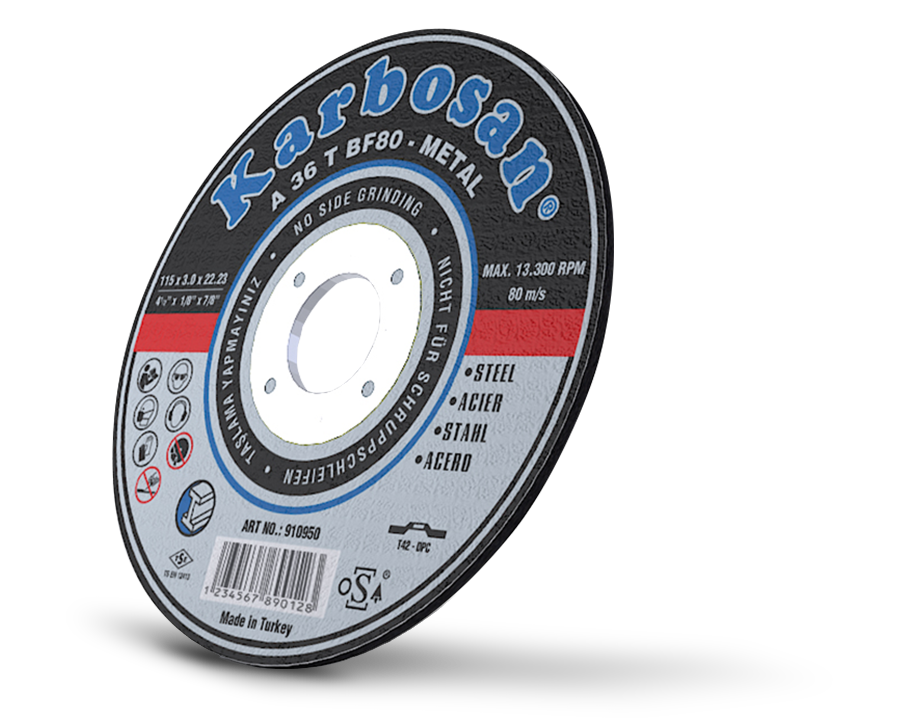 Karbosan Metal Kesme Taşı NK 115x3.0x22