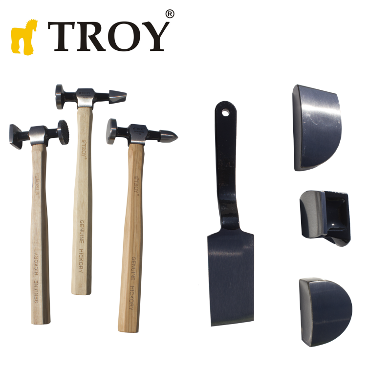 Troy 27299 Kaporta ve Tampon Düzeltme Alet Seti 7 Parça