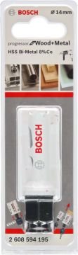 Bosch Aksesuarlar Bosch - Yeni Progressor Serisi Ahşap ve Metal için Delik Açma Testeresi (Panç) 14 mm