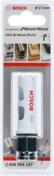 Bosch Aksesuarlar Bosch - Yeni Progressor Serisi Ahşap ve Metal için Delik Açma Testeresi (Panç) 17 mm