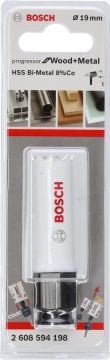 Bosch Aksesuarlar Bosch - Yeni Progressor Serisi Ahşap ve Metal için Delik Açma Testeresi (Panç) 19 mm