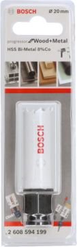 Bosch Aksesuarlar Bosch - Yeni Progressor Serisi Ahşap ve Metal için Delik Açma Testeresi (Panç) 20 mm