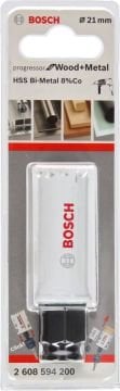 Bosch Aksesuarlar Bosch - Yeni Progressor Serisi Ahşap ve Metal için Delik Açma Testeresi (Panç) 21 mm