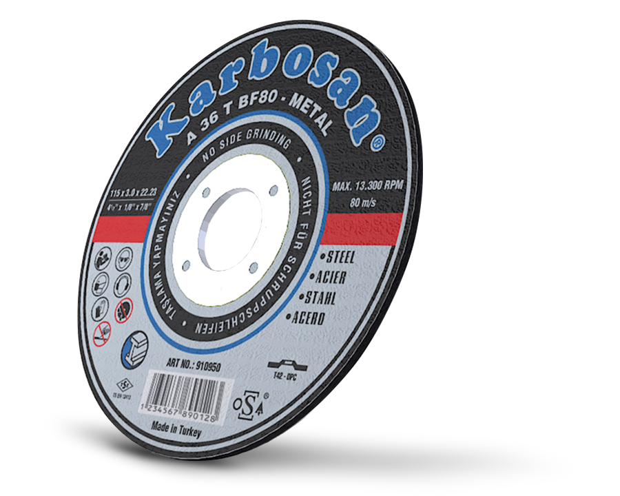 Karbosan Thin Line İnce Metal Kesme Taşı NK 115x1.0x22