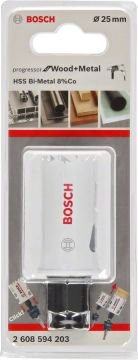 Bosch Aksesuarlar Bosch - Yeni Progressor Serisi Ahşap ve Metal için Delik Açma Testeresi (Panç) 25 mm