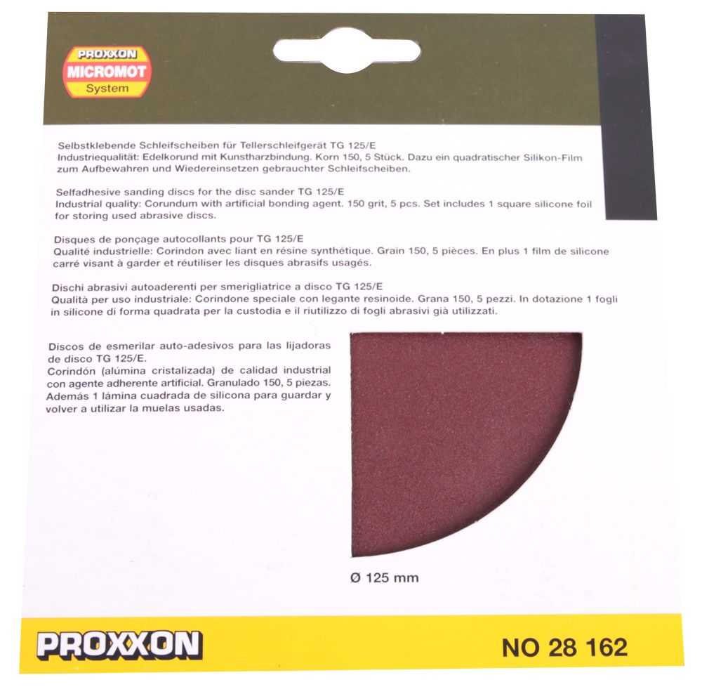 Proxxon 28162 125 mm disk zımpara