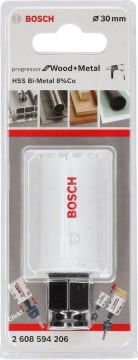 Bosch Aksesuarlar Bosch - Yeni Progressor Serisi Ahşap ve Metal için Delik Açma Testeresi (Panç) 30 mm