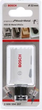 Bosch Aksesuarlar Bosch - Yeni Progressor Serisi Ahşap ve Metal için Delik Açma Testeresi (Panç) 32 mm