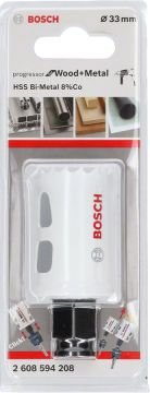 Bosch Aksesuarlar Bosch - Yeni Progressor Serisi Ahşap ve Metal için Delik Açma Testeresi (Panç) 33 mm