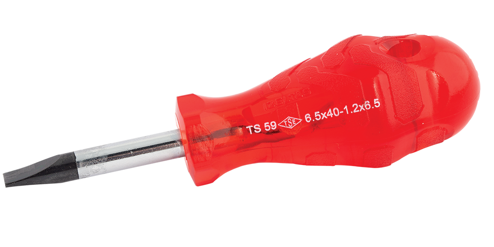 İZELTAŞ Düz Kraft Topaç Tornavida 6.5x40 (4110 17 6540)
