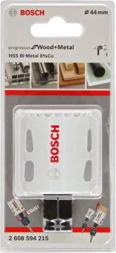 Bosch Aksesuarlar Bosch - Yeni Progressor Serisi Ahşap ve Metal için Delik Açma Testeresi (Panç) 44 mm