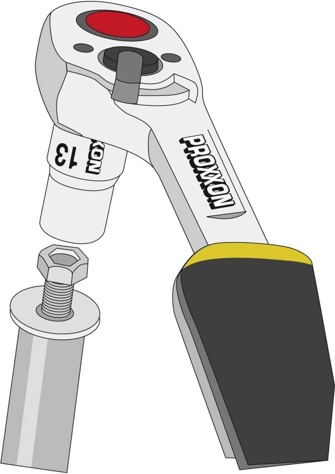 PROXXON Lokma Takımı 65 Parça 1/2'' - 1/4'' (23286)