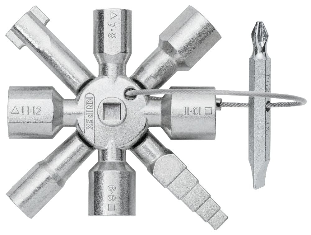 KNIPEX Çok Fonksiyonlu ve Genel Amaçlı Kumanda Dolap - Pano - Anahtarı (001101)