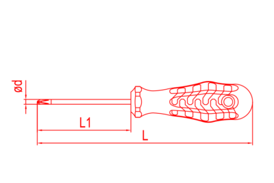 İZELTAŞ Yıldız Topaç Tornavida 4.5x40 (4130 18 4540)