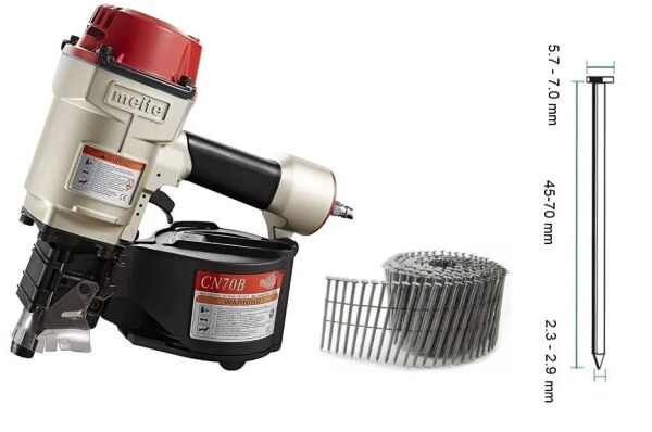 MEITE CN70B Rulo Çivi Çakma Tabancası (Ahşap Ürünleri ve Paletçiler için)
