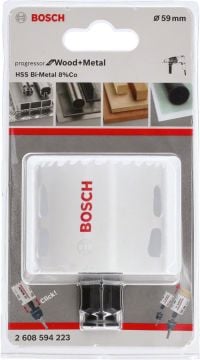 Bosch Aksesuarlar Bosch - Yeni Progressor Serisi Ahşap ve Metal için Delik Açma Testeresi (Panç) 59 mm