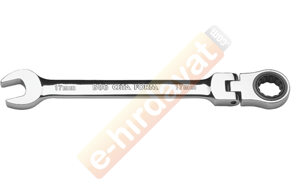 CETA-FORM B06 C-Gear Mafsallı Cırcır Anahtar 14 mm