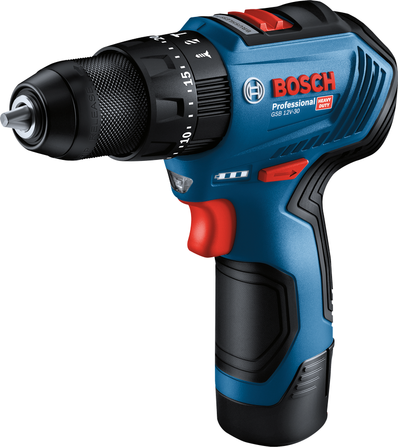 Bosch Profesyonel Seri Bosch Professional GSB 12V-30 +39 parça vidalama setiAkülü Darbeli Delme Vidalama Makinesi