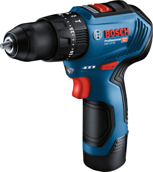 Bosch Profesyonel Seri Bosch Professional GSB 12V-30 +39 parça vidalama setiAkülü Darbeli Delme Vidalama Makinesi