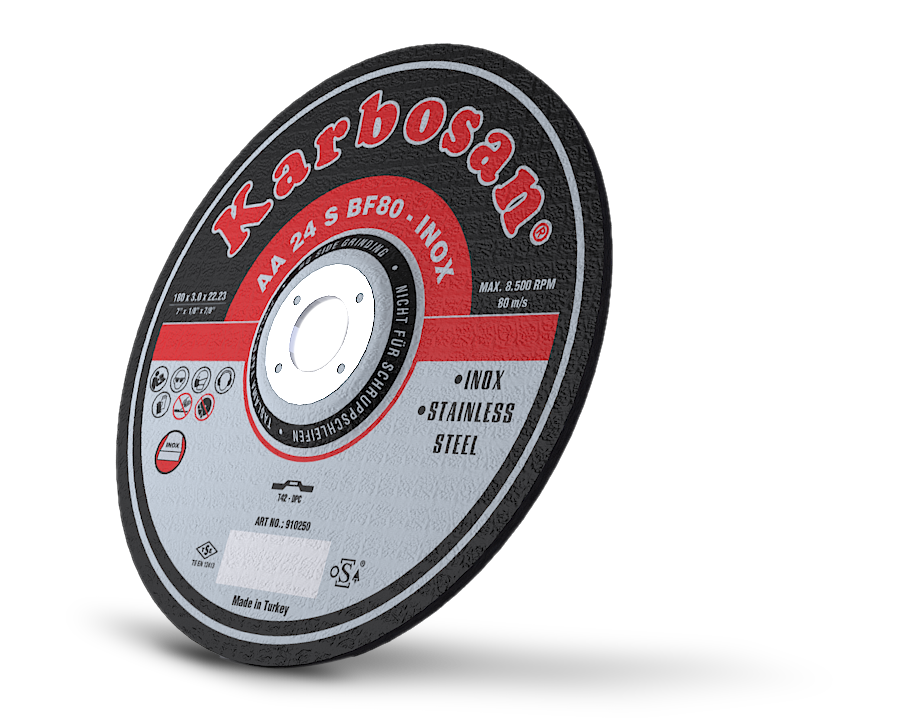 Karbosan Thin Line İnce İnox Kesme Taşı 180x1.9x22