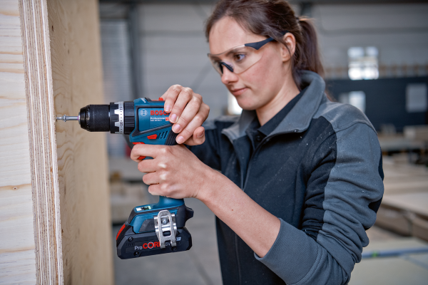 Bosch Profesyonel Seri Bosch Professional GSB 18V-90 C (2x5.0Ah, GAL 18V-40, L-Boxx) Akülü Darbeli Delme Vidalama Makinesi