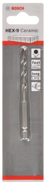 Bosch Aksesuarlar Bosch - Altıgen Şaftlı, HEX-9 Serisi Seramik için Matkap Ucu 3*90 mm