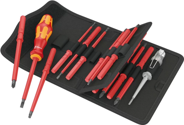 WERA Kraftform Kompakt VDE 60i/65i/67i Çantalı Alet Seti