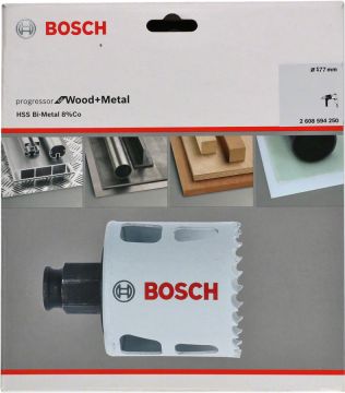 Bosch Aksesuarlar Bosch - Yeni Progressor Serisi Ahşap ve Metal için Delik Açma Testeresi (Panç) 177 mm
