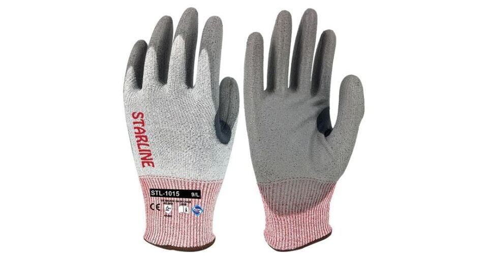STARLİNE STL-1015 Kesilmeye Dirençli PU Köpük Eldiven 9 Numara