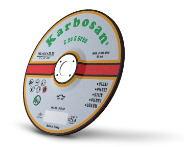 Karbosan Çapak Alma Pik Döküm Flex Taşlama Taşı 115x6.4x22