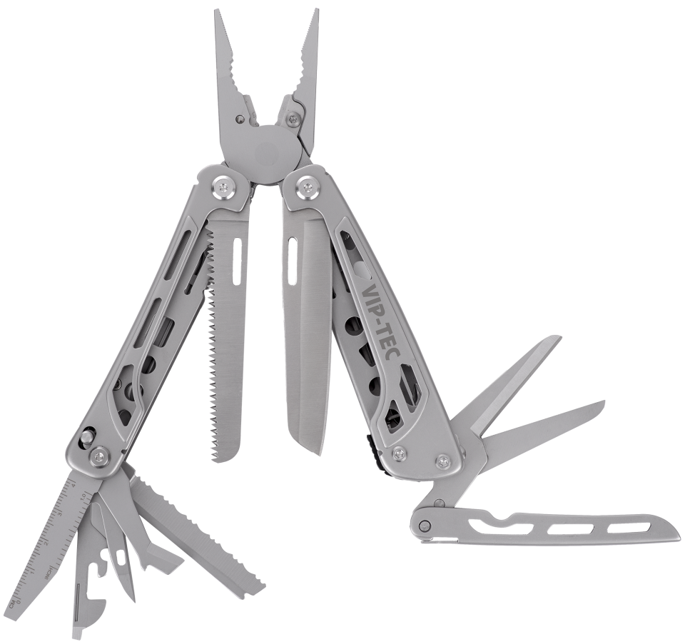 VIPTEC VT875195 20 Fonksiyona Sahip MultiTool Çok Amaçlı Katlanabilir Çakı+Pense