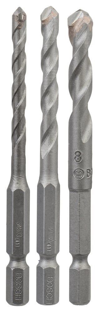 Bosch Aksesuarlar Bosch - Altıgen Şaftlı, HEX-9 Serisi Seramik için Matkap Ucu 3'lü Set 5-6-8 mm
