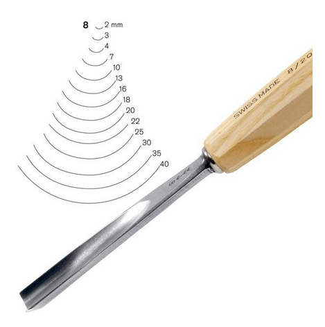 Pfeil Düz Iskarpela No: 8 - 3mm