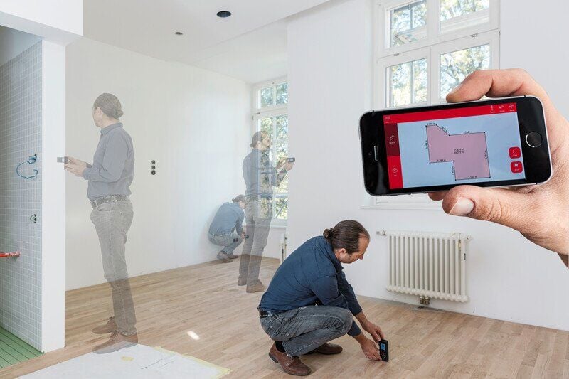 LEICA DISTO X4 P2P Bluetooth ve Kameralı Lazer Metre (150 Metre)