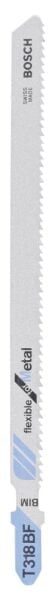 Bosch Aksesuarlar Bosch - Kırılmaya Karşı Dayanıklı Seri Metal İçin T 318 BF Dekupaj Testeresi Bıçağı - 5'Li Paket