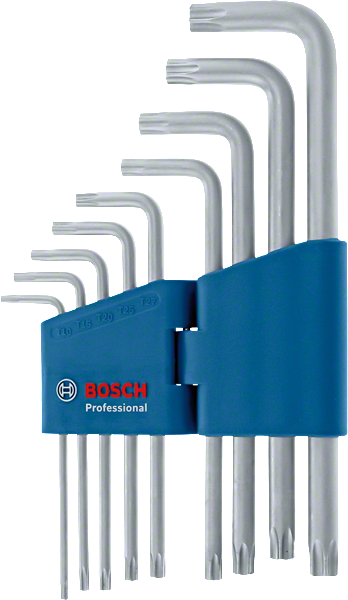 Bosch Profesyonel Seri Bosch Profesyonel Alyan Anahtar Takımı Torx 9 parça (10-50mm)