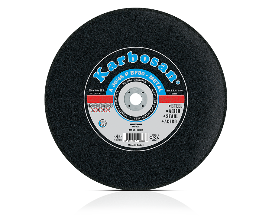 Karbosan NK Sabit Tezgah Kesme Disk 350x3.5x25.4