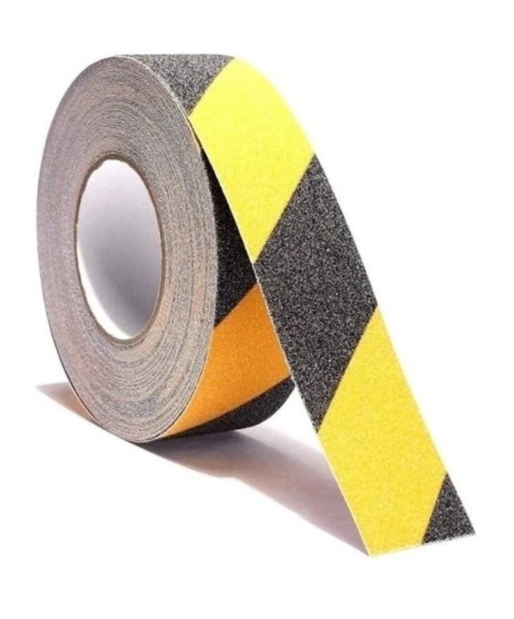 STARLİNE Kaydırmaz Bant Sarı-Siyah 50 mm x 15 Metre