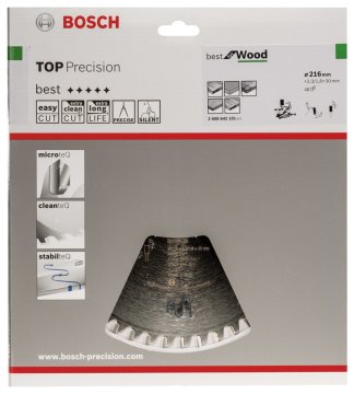 Bosch Best for Wood 216*30 mm 48 Diş