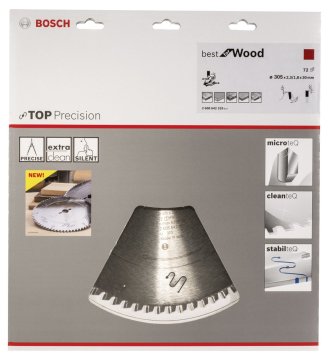Bosch Best for Wood 305*30 mm 72 Diş