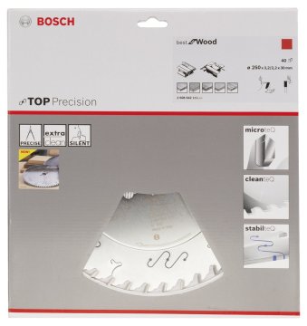 Bosch Best for Wood 250*30 mm 40 Diş