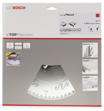 Bosch Best for Wood 250*30 mm 60 Diş