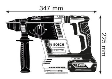Bosch GBH 18V-26 F 6 Ah Çift Akülü Kırıcı/Delici-Çanta