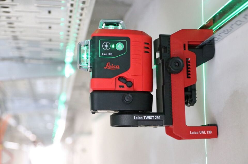 LEICA LINO L6Gs 3 Eksen 360 Derece Çapraz Çizgili Şarjlı Yeşil Lazer Terazi